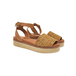 Sandalias Y Zue Mustang 59617 textil cuero