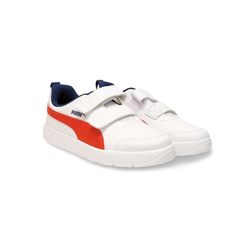 Deportivos Puma 397642 piel vegana blanco