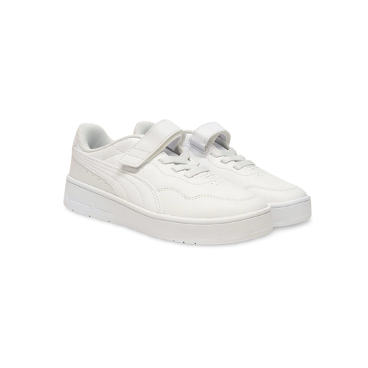Deportivos Puma 402305 piel vegana blanco