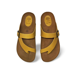 Sandalias Y Zue Interflex 7119 piel amarillo