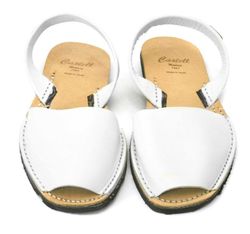Sandalias Y Zue Castell 1053 piel blanco