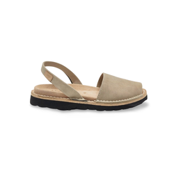 Sandalias Castell Piel Taupe