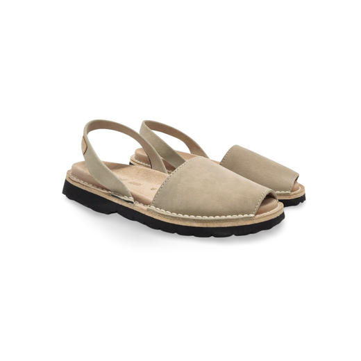 Sandalias Castell Piel Taupe