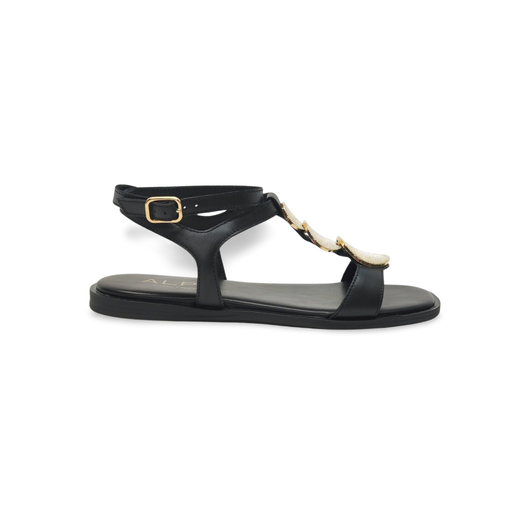 Sandalias Y Zue Alpe 5592 piel negro