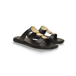 Sandalias Y Zue Alpe 5593 piel negro
