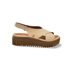 Sandalias Y Zue Art 1574 piel beig
