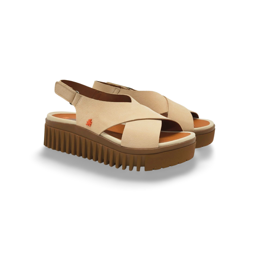 Sandalias Y Zue Art 1574 piel beig