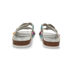 Sandalias Y Zue Asso 17982 piel vegana plateado