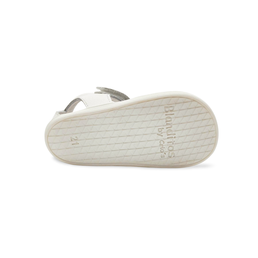 Sandalias Y Zue Blanditos INDIA piel blanco