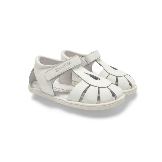 Sandalias Y Zue Blanditos INDIA piel blanco