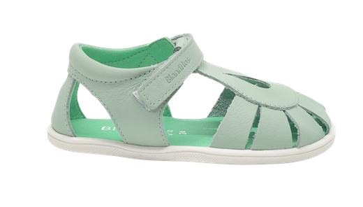 Sandalias Y Zue Blanditos INDIA piel turquesa