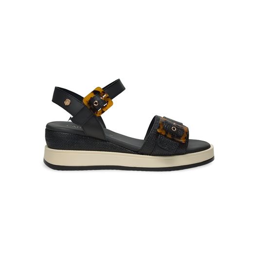 Sandalias Y Zue Carmela 162227 textil negro