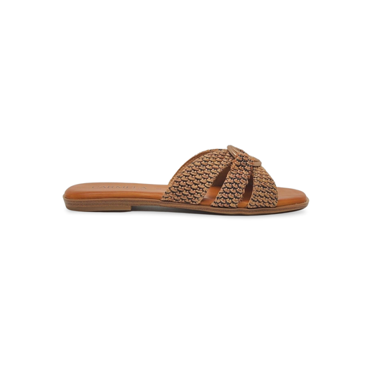 Sandalias Y Zue Carmela 163249 textil cuero