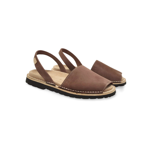 Sandalias Y Zue Castell 1059 nobuk marrón