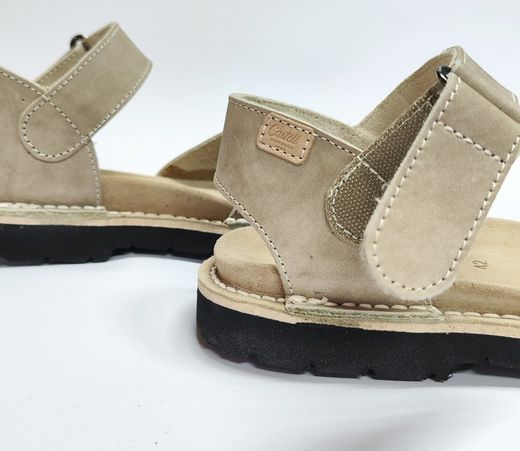 Sandalias Y Zue Castell 1062 piel taupe