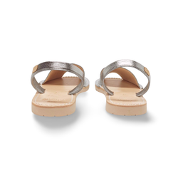 Sandalias Y Zue Castell 1097 piel plateado