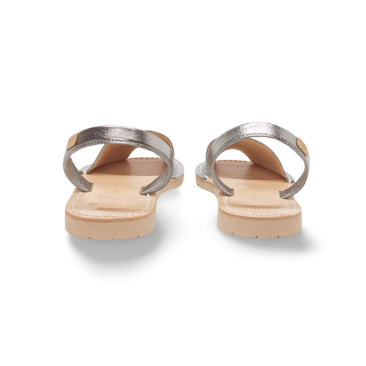 Sandalias Y Zue Castell 1097 piel plateado