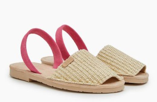 Sandalias Y Zue Castell 1097 piel fucsia