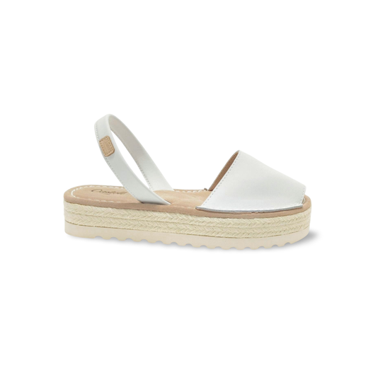 Sandalias Y Zue Castell 2283 piel blanco