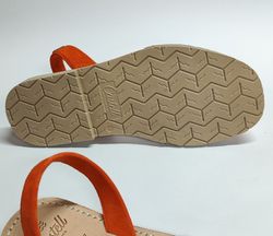 Sandalias Y Zue Castell 2495 piel naranja