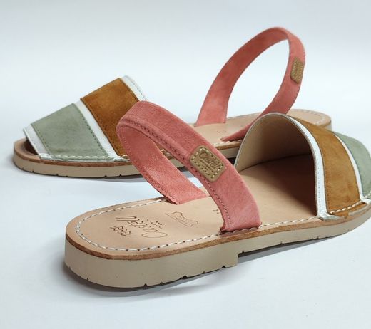 Sandalias Y Zue Castell 2495 piel taupe