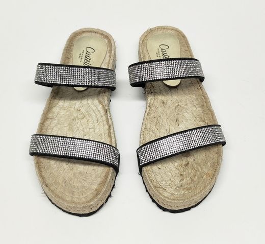 Sandalias Y Zue Castell 2602 piel negro