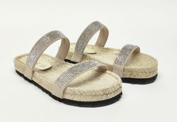 Sandalias Y Zue Castell 2602 piel plateado