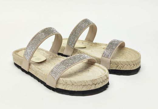 Sandalias Y Zue Castell 2602 piel plateado
