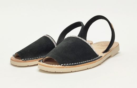 Sandalias Y Zue Castell 2632 piel negro