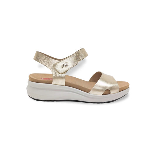 Sandalias Y Zue Fluchos 1475 piel dorado