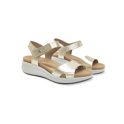 Sandalias Y Zue Fluchos 1475 piel dorado