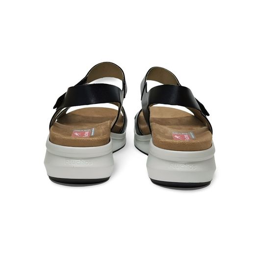 Sandalias Y Zue Fluchos 1475 piel negro