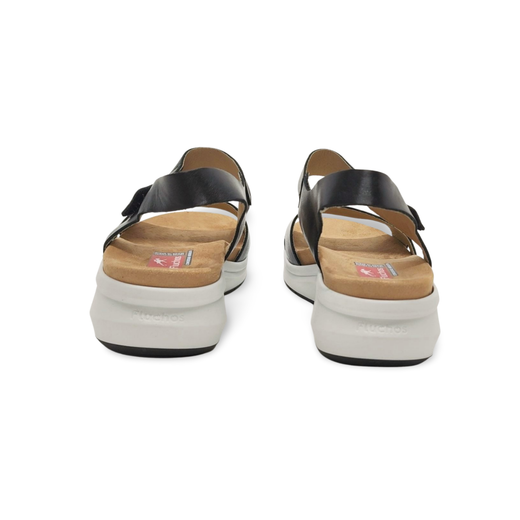Sandalias Y Zue Fluchos 1475 piel negro