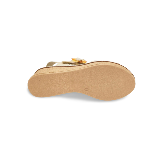 Sandalias Y Zue Fluchos 9450 piel dorado