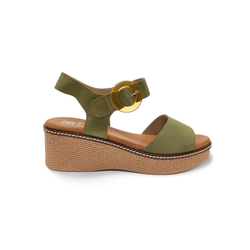 Sandalias Y Zue Fluchos 9450 piel kaki