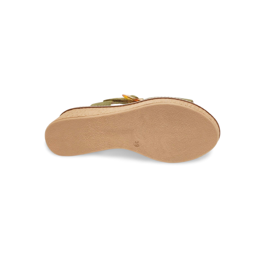 Sandalias Y Zue Fluchos 9450 piel kaki