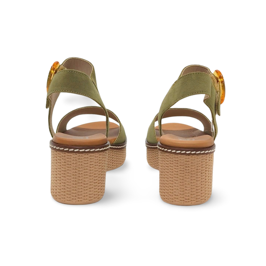 Sandalias Y Zue Fluchos 9450 piel kaki