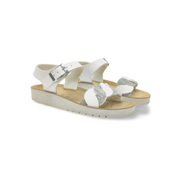 Sandalias Y Zue Geox J55EAE piel vegana blanco