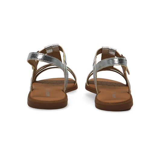 Sandalias Y Zue Geox J6535B piel plateado