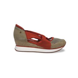 Sandalias Y Zue Gioseppo 74958 textil rojo