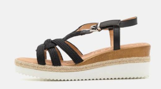 Sandalias Y Zue Mustang 50829 piel vegana negro