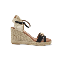 Sandalias Y Zue Mustang 55653 textil negro
