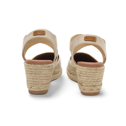 Sandalias Y Zue Mustang 55913 textil dorado