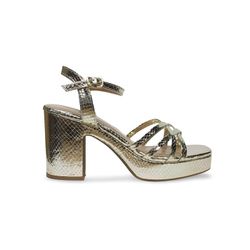 Sandalias Y Zue Mustang 59609 piel vegana dorado