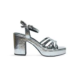 Sandalias Y Zue Mustang 59609 piel vegana plateado