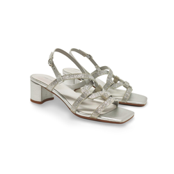 Sandalias Y Zue Noa Harmon 10330 piel plateado