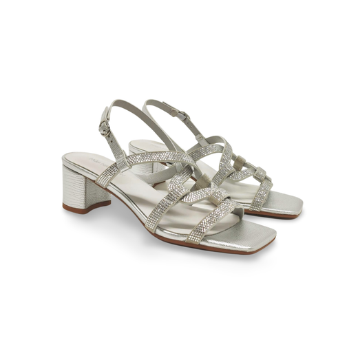 Sandalias Y Zue Noa Harmon 10330 piel plateado