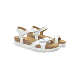 Sandalias Y Zue Panama Jack SULIA B1 piel blanco