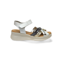 Sandalias Y Zue Pitillos 10610 piel blanco