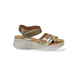 Sandalias Y Zue Pitillos 10610 piel dorado